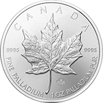 Canadian Maple Palladium Coins