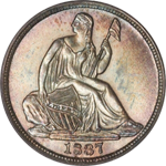 Seated Liberty Half Dime