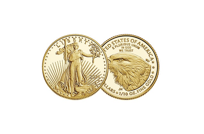 1/10 oz american eagle gold coin