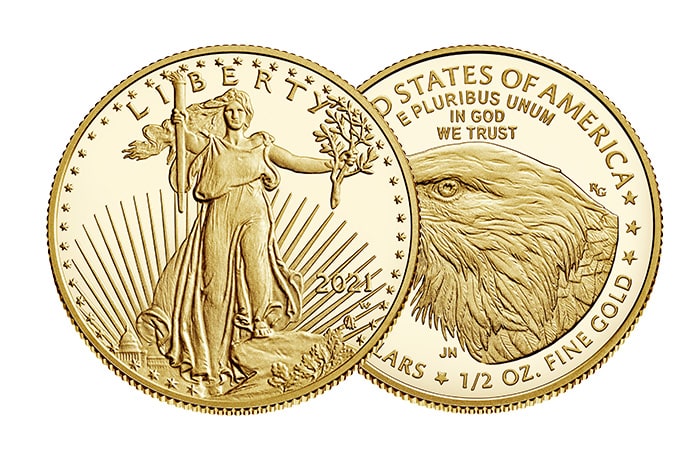 1/2 oz american eagle gold coin