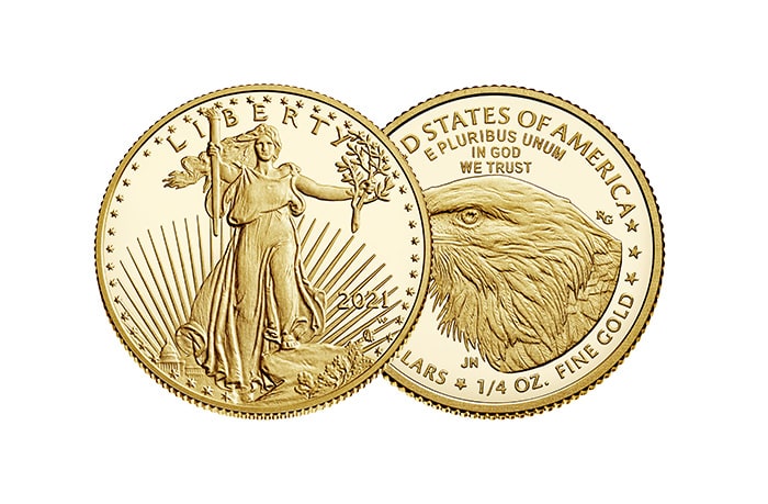 1/4 oz american eagle gold coin