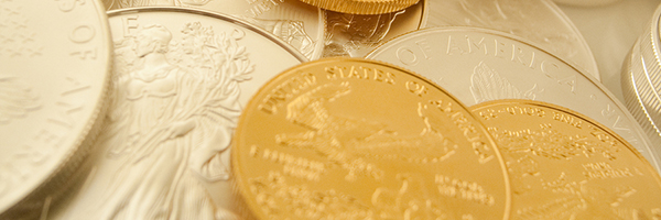 gold and silver coins