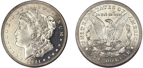 Morgan Dollar Front and Back