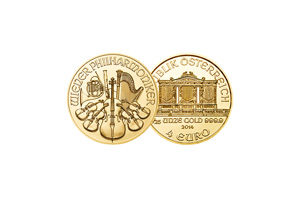 1/25oz vienna gold coin