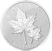 Canadian Maple Leaf Silver Coin