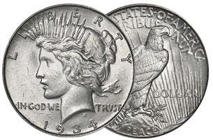 US Peace Dollar Coin