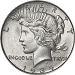 US Peace Dollar Coin