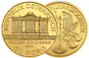 1000 Gold Schilling Austria Philharmonic