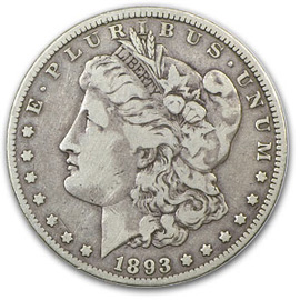 morgan silver dollar vf 20