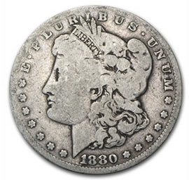 morgan silver dollar vg 8 vg 10
