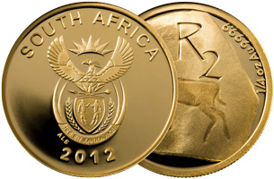 r2 gold coin 2012