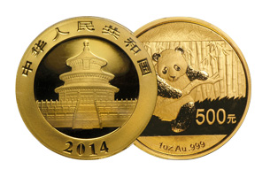 1/2 oz Chinese Panda Gold Coin