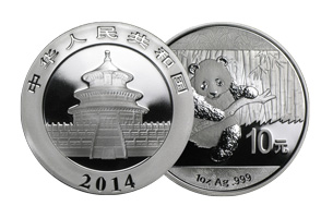 1/2 oz chinese silver panda coin