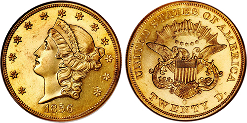 Twenty Dollar Liberty Head Double Eagle Coins Gold