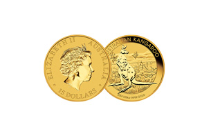 1/10 ounce australian kangaroo gold coin