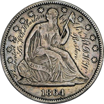 Seated Liberty Half Dollar Coin