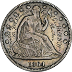 Seated Liberty Half Dollar Coin