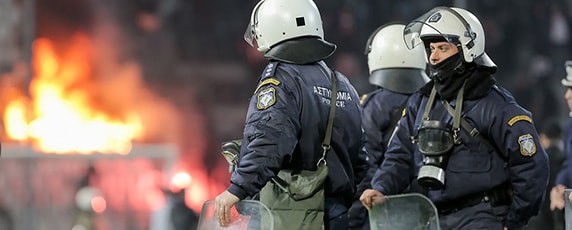 riots in greece cause eu instability