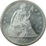 Seated Liberty Dollar Silver Coin