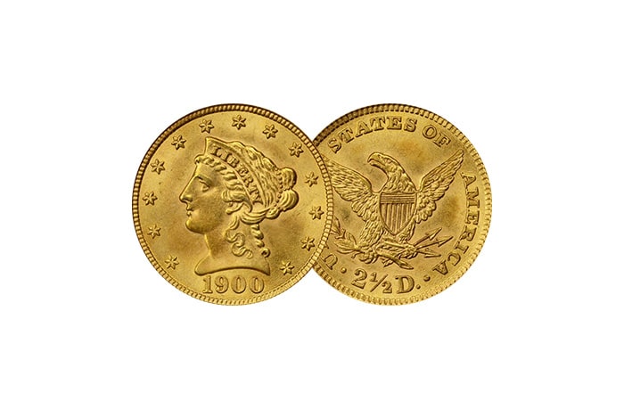 1907 $2.50 Gold Liberty Quarter Eagle - Hairlines - Free Shipping USA - The  Happy Coin