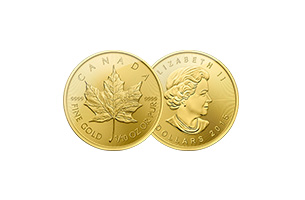 canadian gold maple 1/10 oz