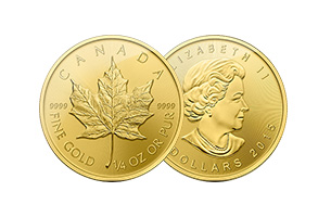 canadian gold maple 1/4 oz