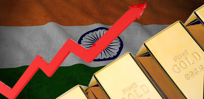 indian demand for gold up