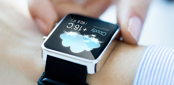 smart watch on wrist