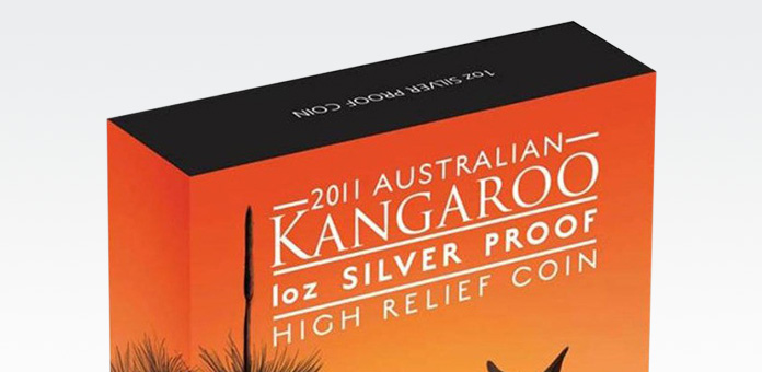kangaroo silver proof coin