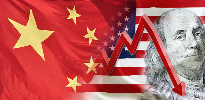 china causes us dollar decline