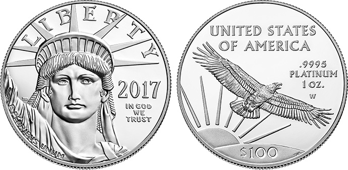 american platinum eagle coins