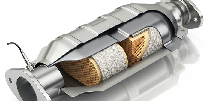 platinum catalytic converter