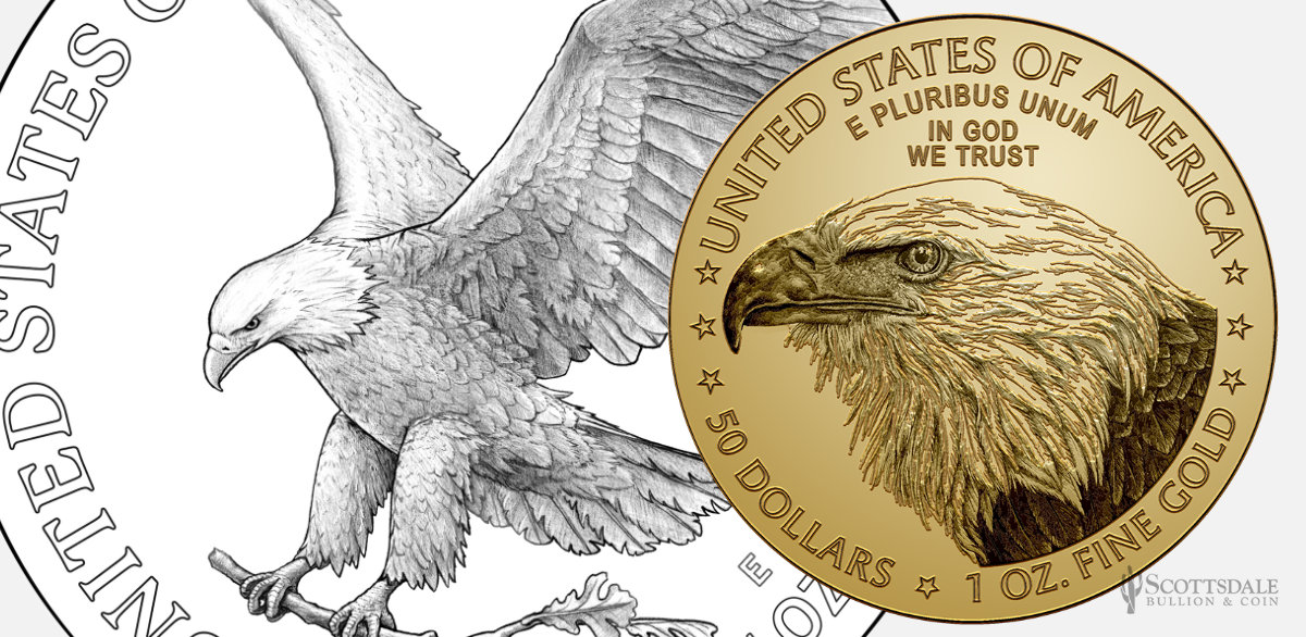 new 2021 american silver gold design