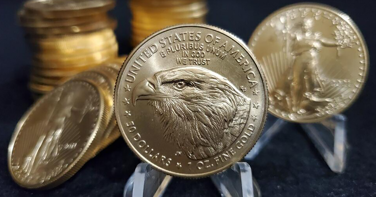 2021 Gold Eagle 1 oz Coin type 2 new design