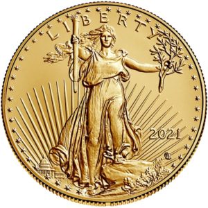 2021 american eagle gold one ounce bullion coin obverse new design