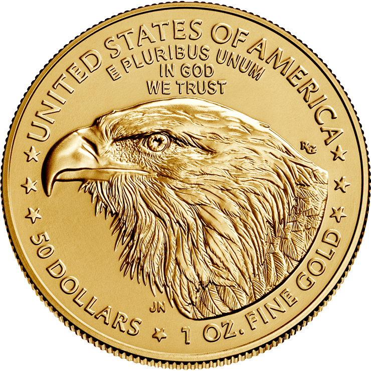 2021 American Gold Eagle Coin Reverse Uncirculated