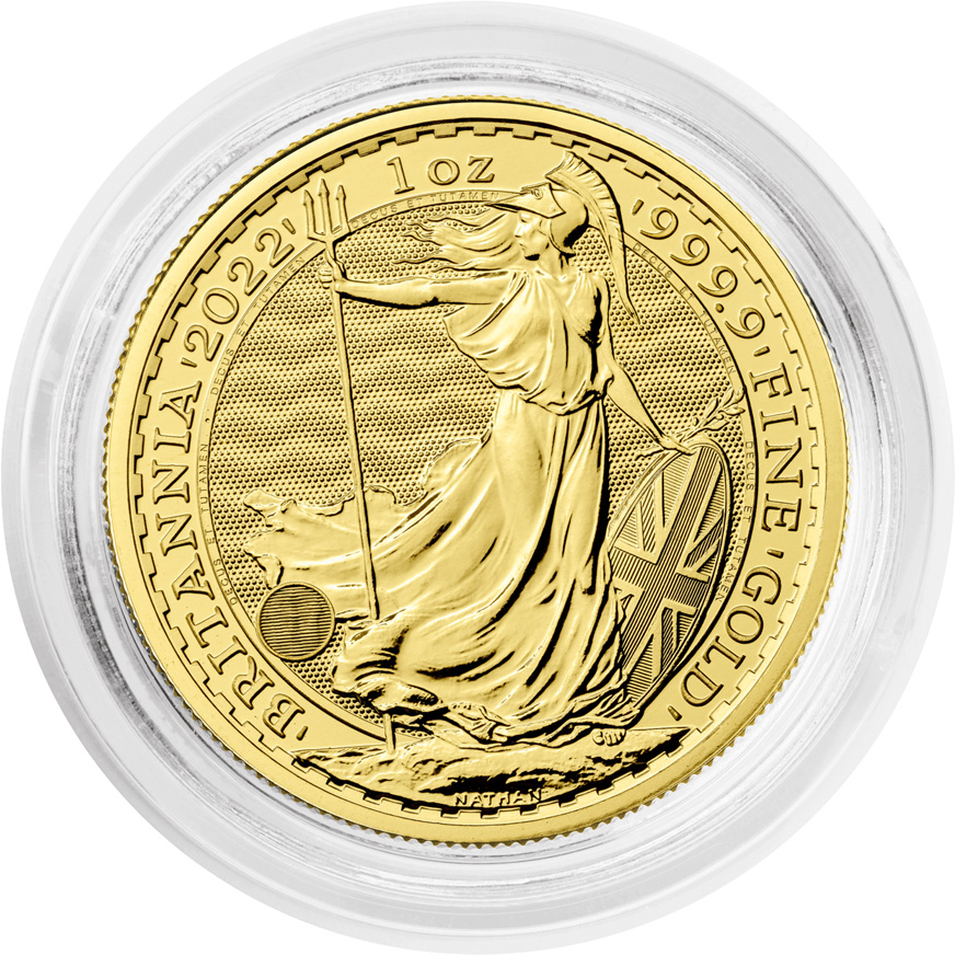 2022 britannia gold coin capsule packaging