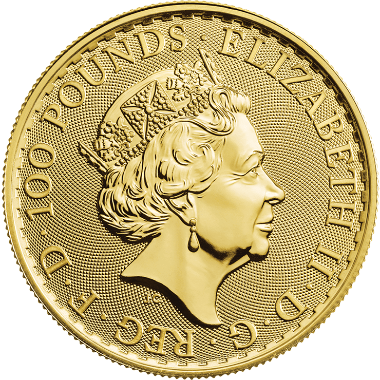 2022 britannia gold coin obverse