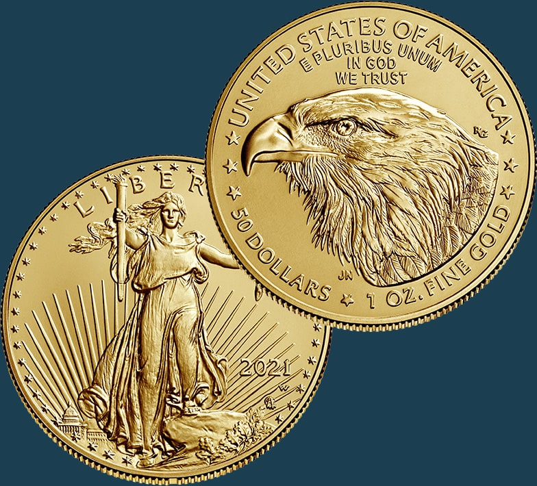 New 2021 American Gold Eagle Coin