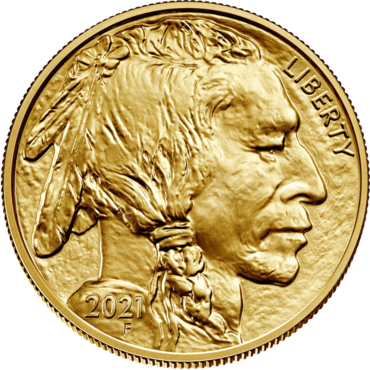 2021 american buffalo gold coin obverse