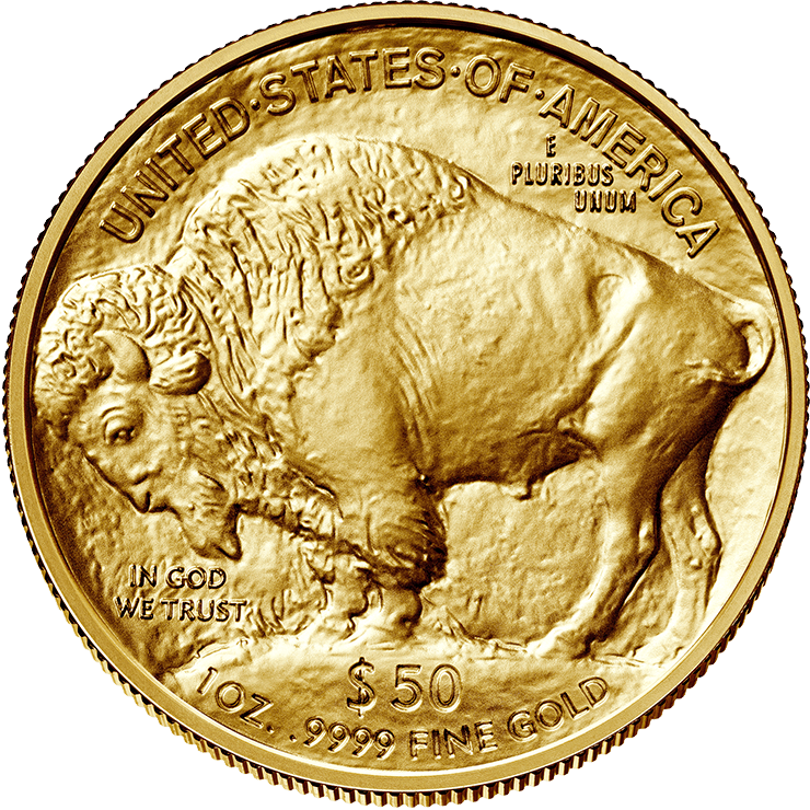 2021 american buffalo gold coin reverse