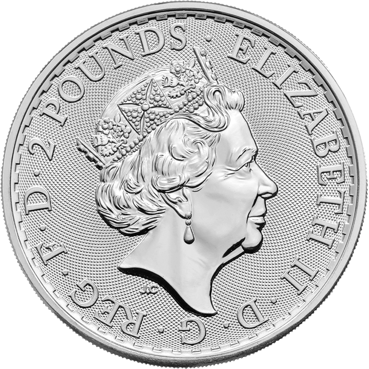 2022 britannia silver coin obverse