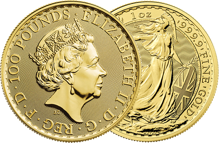1 Troy oz Britannia Gold Coin