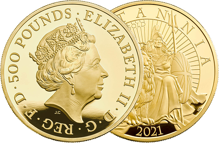5 Troy oz Britannia Gold Coin