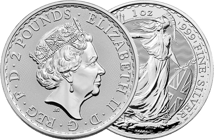 1 Troy oz Britannia Silver Coin