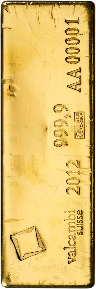 100 oz gold bar