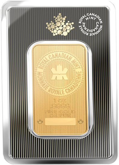 royal canadian mint 1oz gold bar