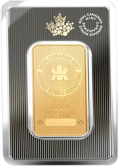 royal canadian mint 1oz gold bar