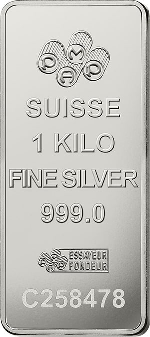 1 kg silver bar