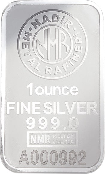 nadir 1 oz silver bar